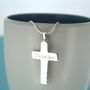 Personalised Gold Heart Cross, thumbnail 5 of 9