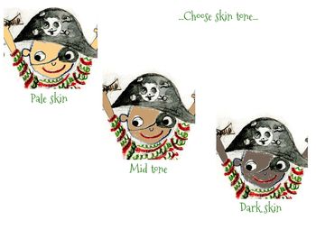 Pirate Captain Personalised Party Bag, 7 of 8