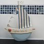 Personalised Freestanding Sail Boat, thumbnail 3 of 5