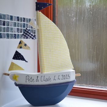 Personalised Freestanding Sail Boat, 5 of 5