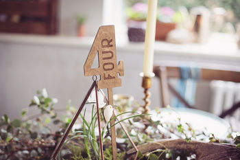 Wood Table Numbers, 6 of 6
