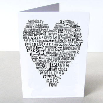 'My Heart Belongs To London' Card, 2 of 3
