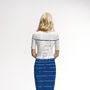 Regatta Striped Bodycon Dress In Blue, thumbnail 4 of 7