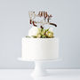 Personalised Calligraphy Wedding Cake Topper, thumbnail 6 of 8