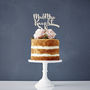 Personalised Calligraphy Wedding Cake Topper, thumbnail 7 of 8