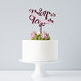 Personalised Mr And Mrs Wedding Cake Topper, thumbnail 1 of 7