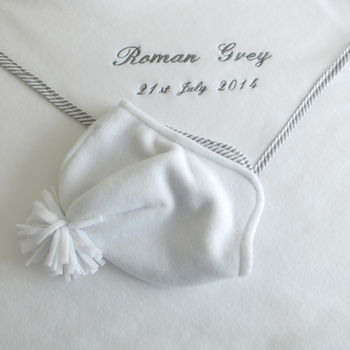 Personalised Embroidered Baby Blanket, 3 of 11