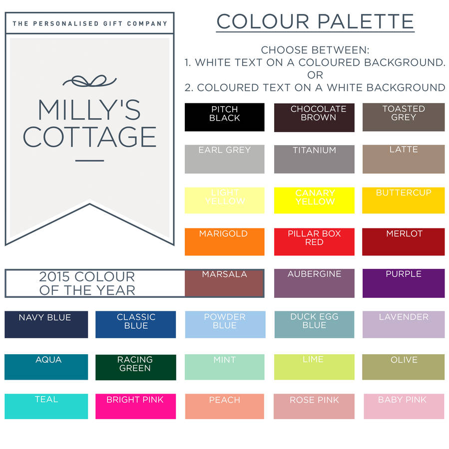 Personalised Silver Wedding Anniversary Print By Milly Inspired Personalised Silver Wedding Anniversary Print Milly S Cottage Colour Palette