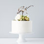 Elegant Personalised 'Initials' Wedding Cake Topper, thumbnail 1 of 6
