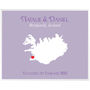 Engaged In Iceland Personalised Print, thumbnail 6 of 12