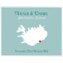 Engaged In Iceland Personalised Print, thumbnail 10 of 12