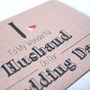 To My Wonderful Husband Wedding Day Card, Heart, thumbnail 8 of 8