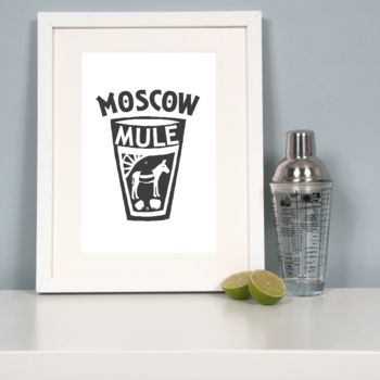 'Moscow Mule' Cocktail Fine Art Giclee Print, 2 of 3
