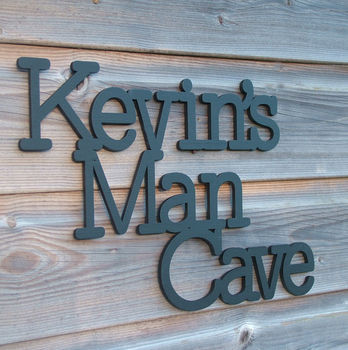 Personalised Man Cave Wall Art, 4 of 4