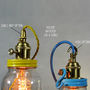 Contemporary Jam Jar Lamp, thumbnail 4 of 12