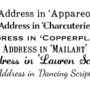 Address Stamp With Key, thumbnail 4 of 5