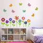 Flowers And Butterflies Wall Stickers, thumbnail 4 of 5
