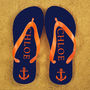 Anchor Style Personalised Flip Flops, thumbnail 2 of 4