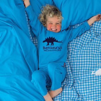 Child's Personalised Dinosaur Pyjamas, 3 of 8