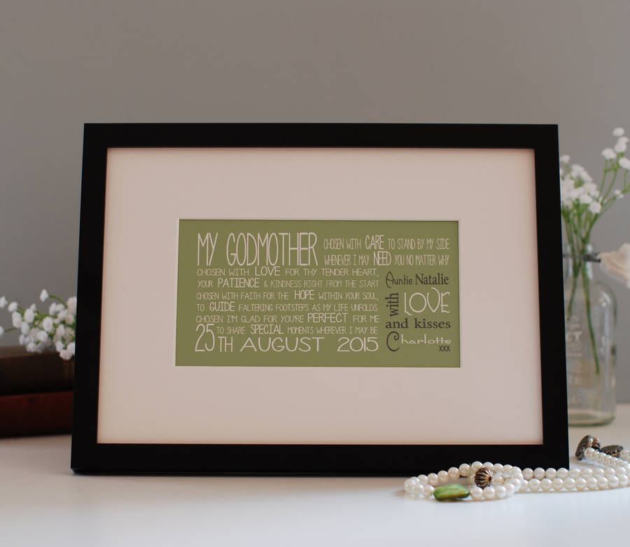 personalised godparent gift by a touch of verse personalised godparent gift by a touch of verse