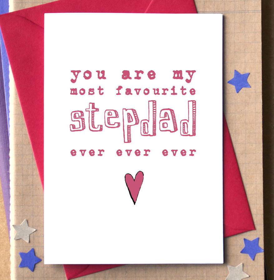'You Are My Favourite Stepdad' Father's Day Card, 1 of 2