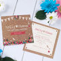 Hessian Floral Wedding Stationery, thumbnail 2 of 12