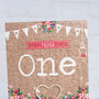 Hessian Floral Wedding Stationery, thumbnail 4 of 12