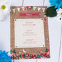 Hessian Floral Wedding Stationery, thumbnail 5 of 12