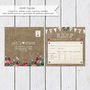 Hessian Floral Wedding Stationery, thumbnail 11 of 12