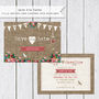 Hessian Floral Wedding Stationery, thumbnail 8 of 12