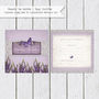 Lavender Country Garden Wedding Stationery, thumbnail 7 of 11