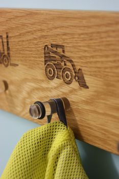 Boy's Tractor Clothes Hooks, 2 of 9