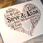 Personalised 30th Wedding Anniversary Love Sparkle Card, thumbnail 7 of 9