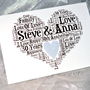 Personalised 30th Wedding Anniversary Love Sparkle Card, thumbnail 8 of 9