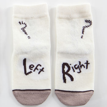 Right And Left Children's Socks, 3 of 3
