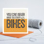 Personalised Card For Bike Lovers, thumbnail 2 of 4