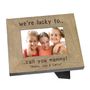Personalised 'I'm Lucky' Photo Frame For Nanny, thumbnail 1 of 2