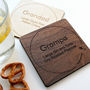 Personalised Wooden Drinks Coaster, thumbnail 1 of 4
