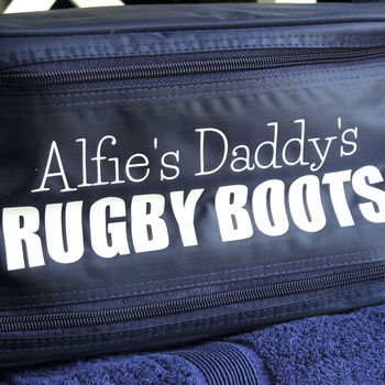 Personalised Rugby Boot Bag, 2 of 4