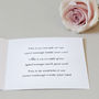 Personalised Rose Quartz Cross Communion Card, thumbnail 4 of 4