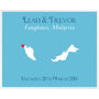 Engaged In Malaysia Personalised Print, thumbnail 6 of 11