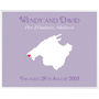 Engaged In Mallorca Personalised Print, thumbnail 5 of 11