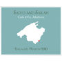 Engaged In Mallorca Personalised Print, thumbnail 11 of 11