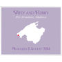Wedding In Mallorca Personalised Print, thumbnail 6 of 11
