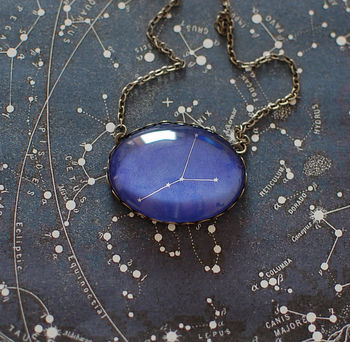 constellation necklace cancer zodiac custom notonthehighstreet juju treasures