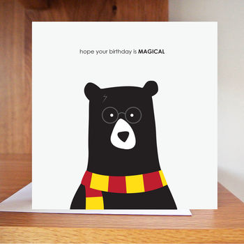 Magical Bear, Birthday Card, 3 of 3