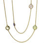 Multistone Gemstone Necklace Long Circular, thumbnail 1 of 4