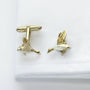 Duck Cufflinks In 18ct Gold And Silver, thumbnail 2 of 3