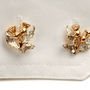 Thistle Cufflinks In Silver And 18ct Gold, thumbnail 1 of 1