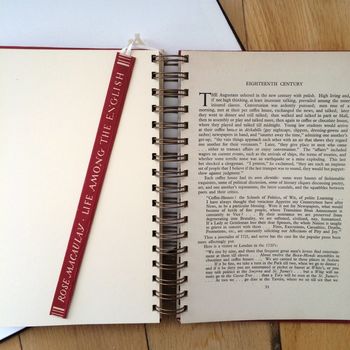 'Life Among The English' Upcycled Notebook, 3 of 3